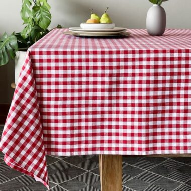 Mantel de Mesa Mini Rosas 100% Algodón 160x280cm