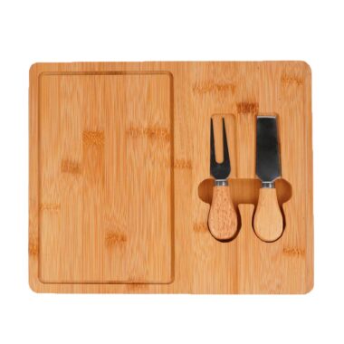 Tabla para Quesos en Madera Bamboo+Set de Utensilios  | SaviHome - Image 3