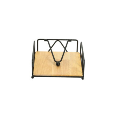 Servilletero de Metal con Madera | SaviHome - Image 3