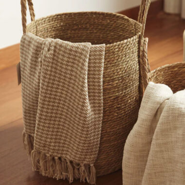 Manta Decorativa Layla Arena | SaviHome